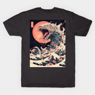 Vintage japanese sea monster 7 T-Shirt